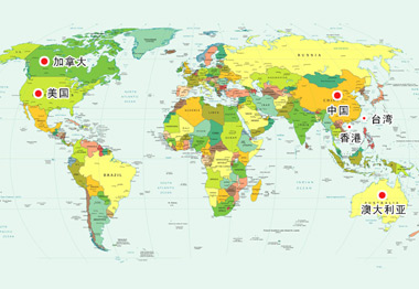 国外销售网络图