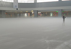 广东东莞溜冰场橡胶地板工程实图