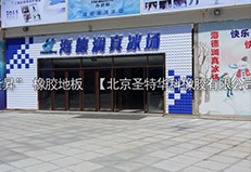 西安市西二环海德澜真冰场橡胶地板项目工程案